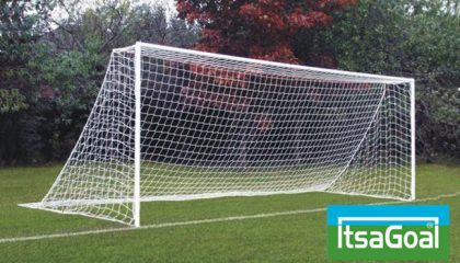 Full size Football Goal 24×8 – Anti vandal Steel – Single goal